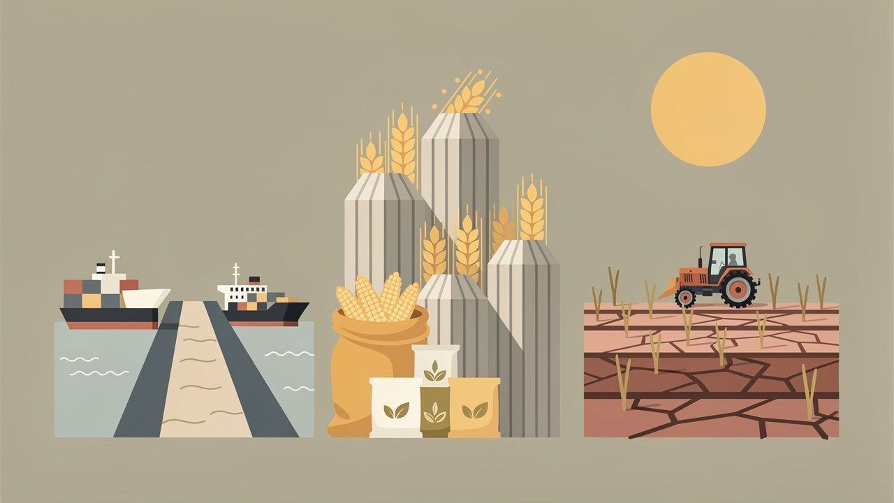 Crop Prices Hit Two-Year High as War and Weather Collide